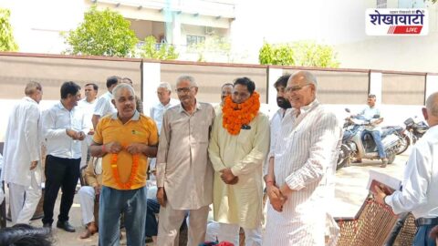 Jhunjhunu News : सूरजगढ़ में सुरेन्द्र भाटिया का भव्य नागरिक अभिनंदन