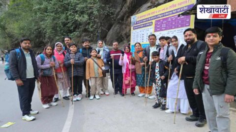 केदारनाथ-बद्रीनाथ के जयकारों के साथ लौटा जत्था, फूल-मालाओं से किया स्वागत