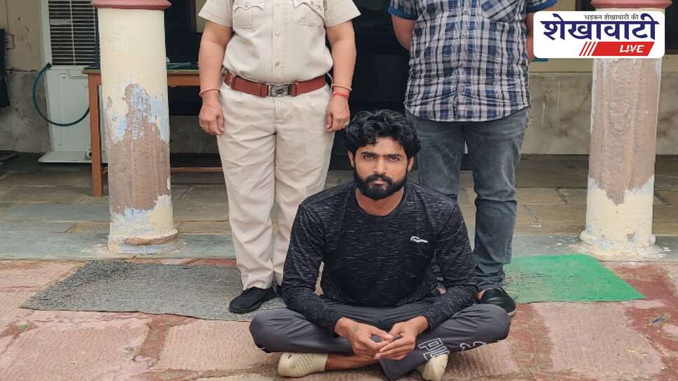 चिड़ावा में शराब सैल्समेन से मारपीट का आरोपी अजय सिंह गिरफ्तार