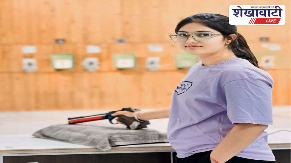 Sikar girl Neeraj selected for All India university shooting competition