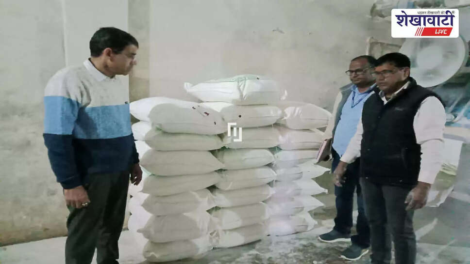 Food safety team seizes adulterated gram flour in Neemkathana