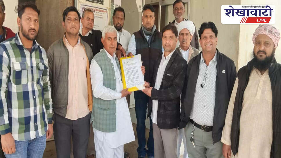 Congress leaders submit memorandum on voter revision in Jhunjhunu