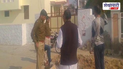 Churu News : राजलदेसर में नाले सफाई पर विवाद, सड़क जाम