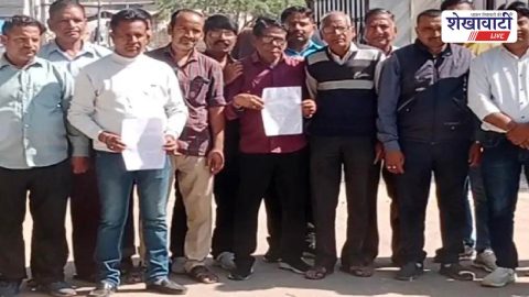 Churu News : चूरू में सैन समाज का प्रदर्शन, फास्ट ट्रैक सुनवाई की मांग