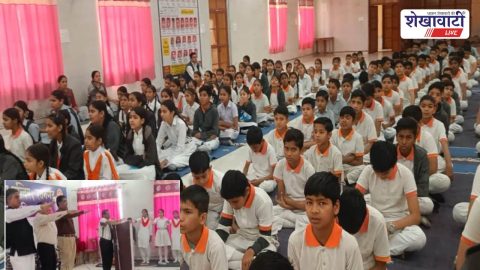 Ratangarh Anuvrat Committee Eco Friendly Holi Program