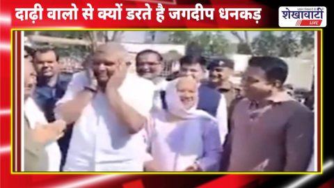 Jagdeep Dhankhar viral video Rajgarh Churu