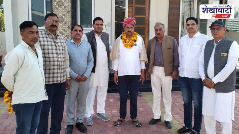 Jhunjhunu News : पिलानी: तेजाजी मंदिर हेतु ₹1 लाख की घोषणा