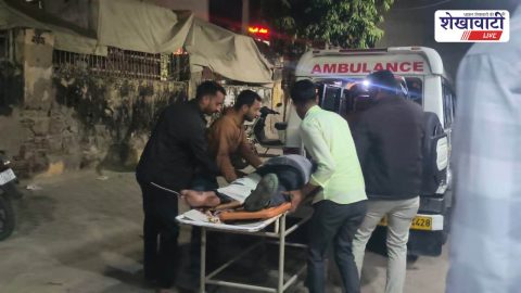 Jhunjhunu News : दर्दनाक सड़क हादसा: बाइक सवार गंभीर, झुंझुनूं रेफर