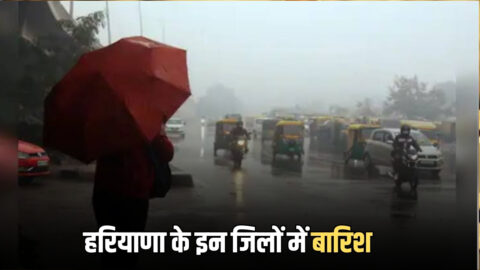 हरियाणा के सिरसा, गुरुग्राम, हिसार, रेवाड़ी समेत इन जिलों में भी बारिश, तेज हवाओं के साथ कई शहरों में ओले का अलर्ट