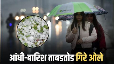 Heavy Rain Alert : गुलाबी ठंढ के बिच आंधी-बारिश, सीकर में ताबडतोड गिरे ओले, अगले 48 घंटे ऐसा रहेगा राजस्थान का मौसम