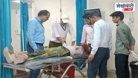 Municipal tractor trolley accident in Churu Pratibha Nagar