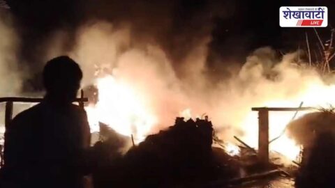 Disabled farmer hut destroyed in fire incident in Malasar village