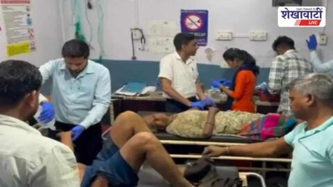 Lightning strike incident in Sadulpur Churu causing death and injuries