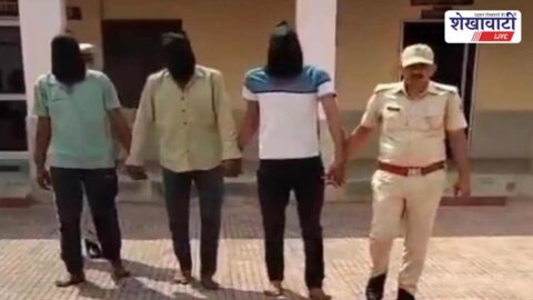 Police arrest chain snatching accused after chase in Churu fields