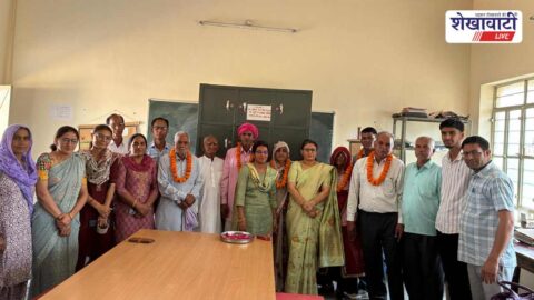 Jhunjhunu News : मंडावा में शिक्षक धर्मवीर दुलड़ की अनूठी पहल