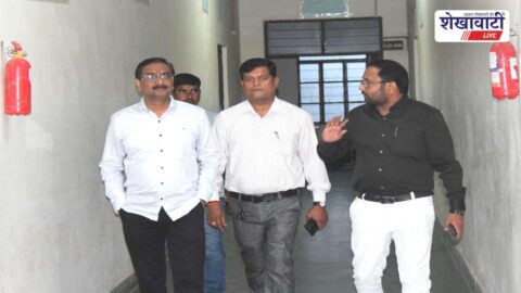 APTI vice president visiting SMTI campus Bagad reviewing facilities