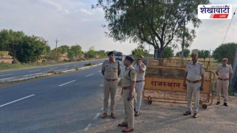 SP inspecting police stations and border security arrangements Jhunjhunu