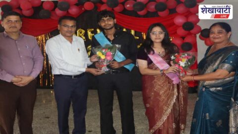 Bagad school farewell event class 12 students emotional ceremony