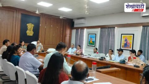 Sikar collector chairs heatwave prevention task force meeting officials present