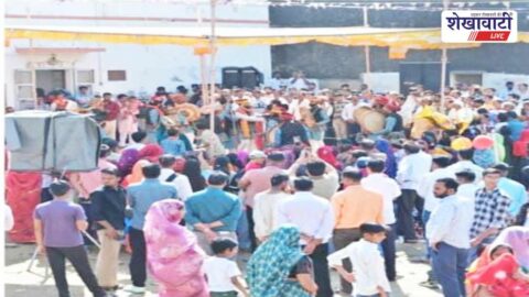 Sikar News : शीतलाष्टमी पर शीतला माता को भोग