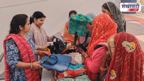 Sikar News : अर्बन हाट मेले में जैविक खाद और कपड़े के थैलों से दिया पर्यावरण संदेश