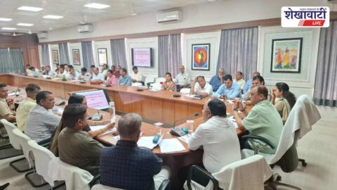 Jeen Mata temple fair preparations meeting by Sikar collector