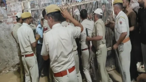 चूरू में शिलान्यास से पहले बवाल: शिलालेख टूटा, BJP-Congress कार्यकर्ताओं में झड़प