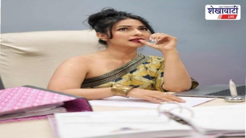 Tanisha Mukherjee candid work photos viral inflation caption post