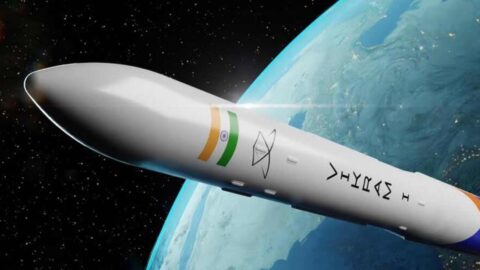 Vikram 1 private rocket by Skyroot Aerospace ready for launch