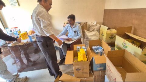 मिलावट के खिलाफ खाद्य एवं औषधि प्रशासन विभाग की बड़ी कार्रवाई