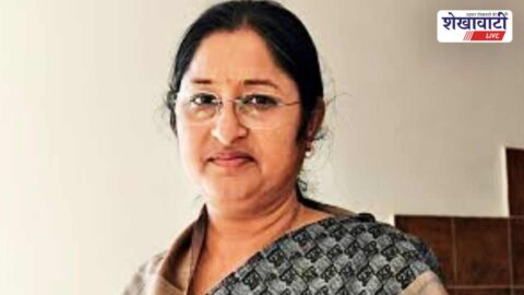 Union Minister Annapurna Devi visiting Khatushyamji temple in Sikar