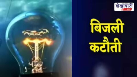 Sikar electricity maintenance substation workers repairing power lines morning