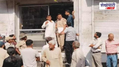 CCTV footage shows suspect robbing shops in Sadulpur at night