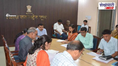Churu collector meeting water supply canal closure instructions officials