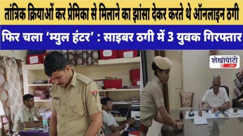 Ratanagarh police cyber fraud arrest three accused mule hunter operation