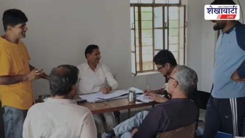 BJP workers protest water crisis at Jalday department Rajladesar