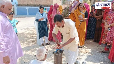 New tubewell brings water relief to Gorisario Dhani Ratangarh residents