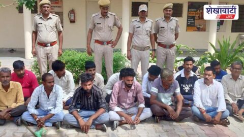 Churu News : एरिया डोमिनेशन अभियान: 15 संदिग्ध हिरासत में