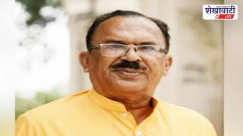 Rajasthan Assembly Speaker Vasudev Devnani visiting Sikar Bharni village