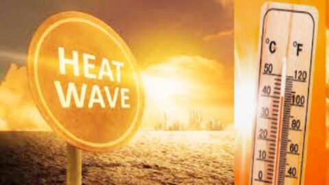 People protecting themselves from extreme heatwave conditions in Churu Rajasthan