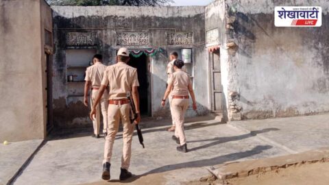 Jhunjhunu police teams conducting raids during special crime crackdown