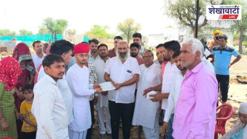 Doctor provides financial aid to gaushala fire victim family in Pilani