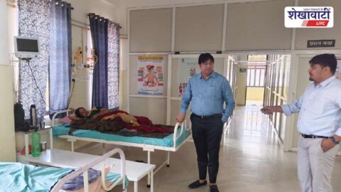 CMHO Jhunjhunu inspects hospitals checks emergency services staff