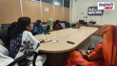 Sikar women self help groups lakhpati didi samvad program participation