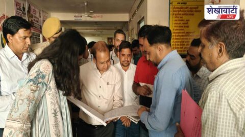 Collector inspects Khatushyamji hospital finds irregularities Sikar Rajasthan