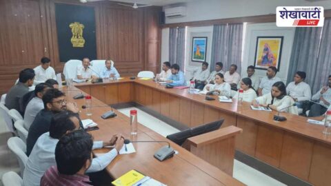 Sikar swachh bharat mission workshop officials discussion monitoring cleanliness