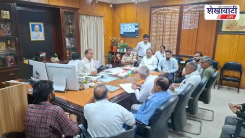 Sikar urban bodies final voter list meeting officials political parties