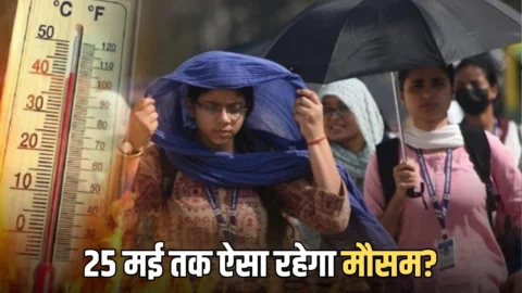 Haryana Weather Update : हरियाणा में 25 मई तक ऐसा रहेगा मौसम? मौसम विभाग ने जारी किया नया अलर्ट