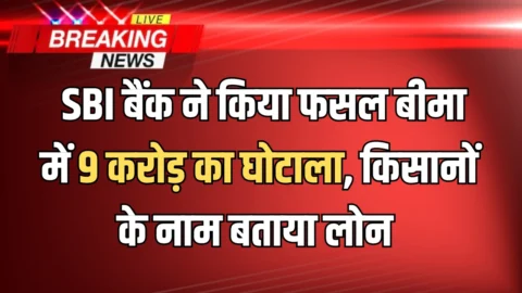 SBI बैंक ने राजस्थान में किया फसल बीमा में 9 करोड़ का घोटाला, 5 दर्जन से ज्यादा किसानों के नाम बताया लोन