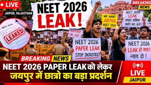 NEET 2026 Paper Leak live from jaipur
